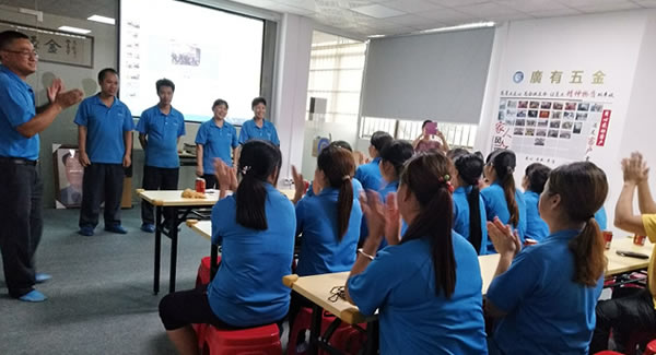 落實培訓制度，熟悉東莞合頁,東莞鉸鏈,東莞不銹鋼合頁工藝流程