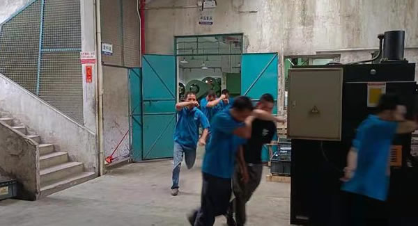 消防演習(xí)齊努力，共筑廣有安全墻|廣有五金&東莞合頁?